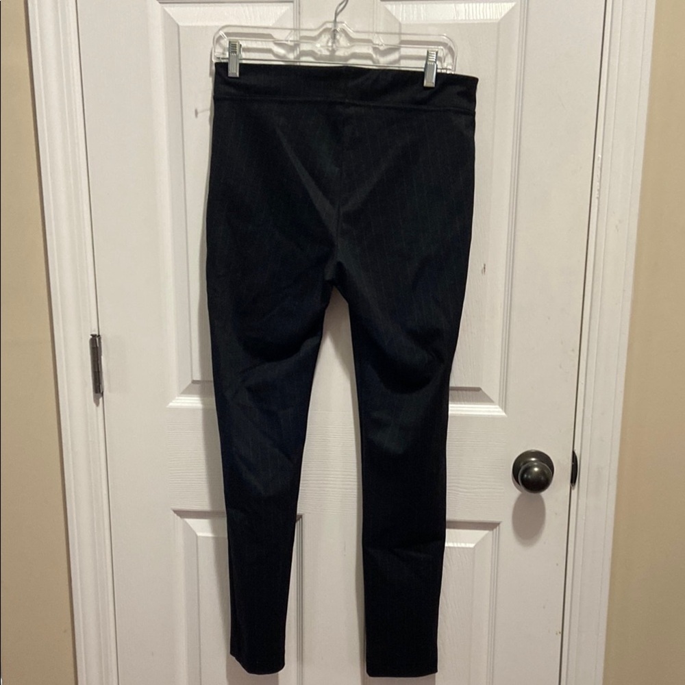 Calvin Klein Black  pinstripe Skinny Pants Sz S - Picture 5 of 8